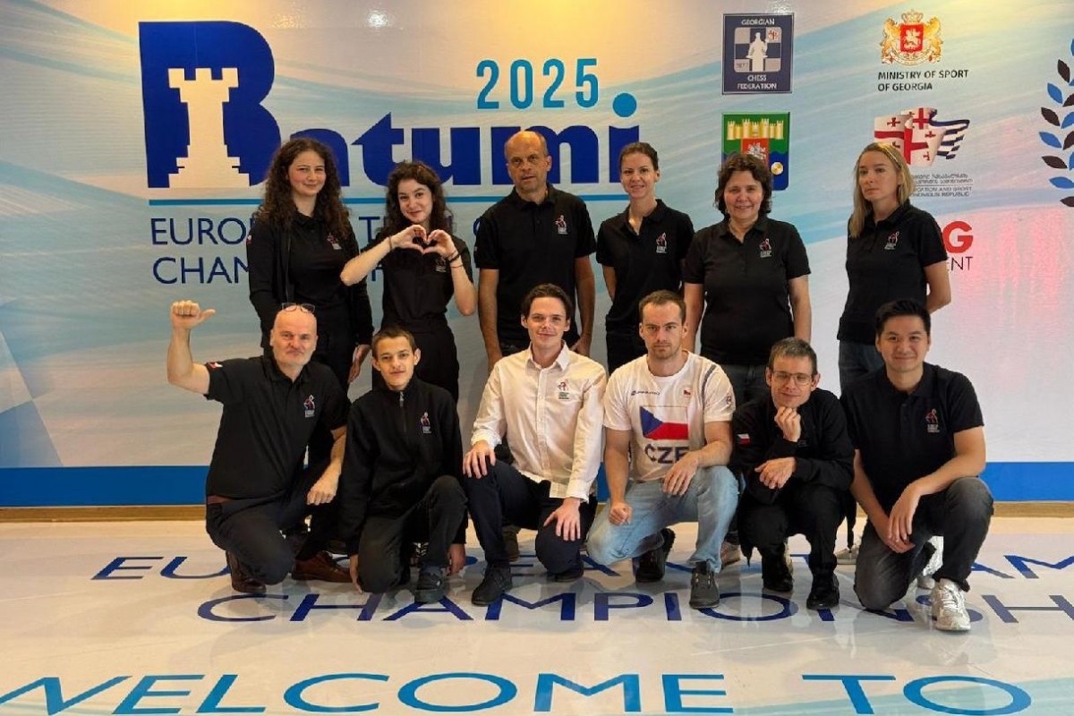 Češi bojující na šachovém mistrovství Evropy družstev v gruzínském Batumi jsou na tahu