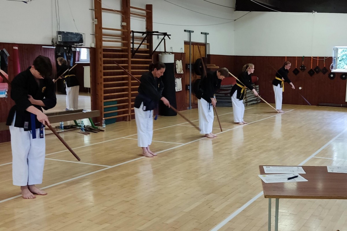 Letní zkoušky na žákovské stupně ČFOKK Karate a Kobudo Letní zkoušky na žákovské stupně ČFOKK Karate a Kobudo