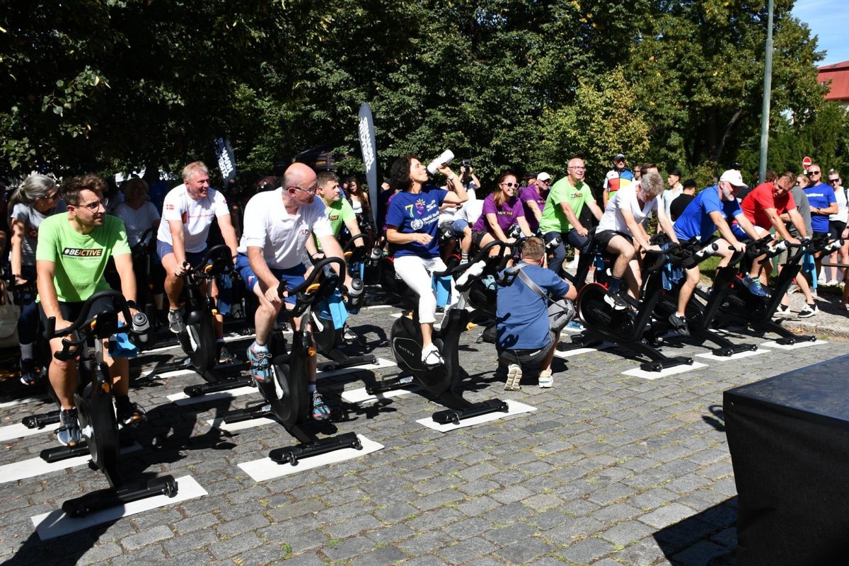 Obrázky z akce, na které Aktivní ČESKO v Praze odstartovalo kampaň Aktivní ZÁŘÍ 2025