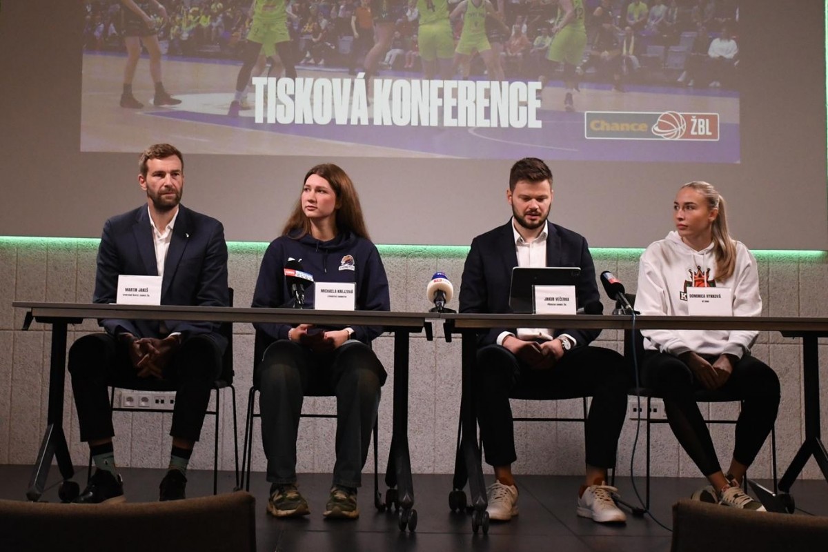 Basketbalistky USK Praha chtějí mířit za dvacátým titulem v Chance ženské basketbalové ligy 2025 / 2026