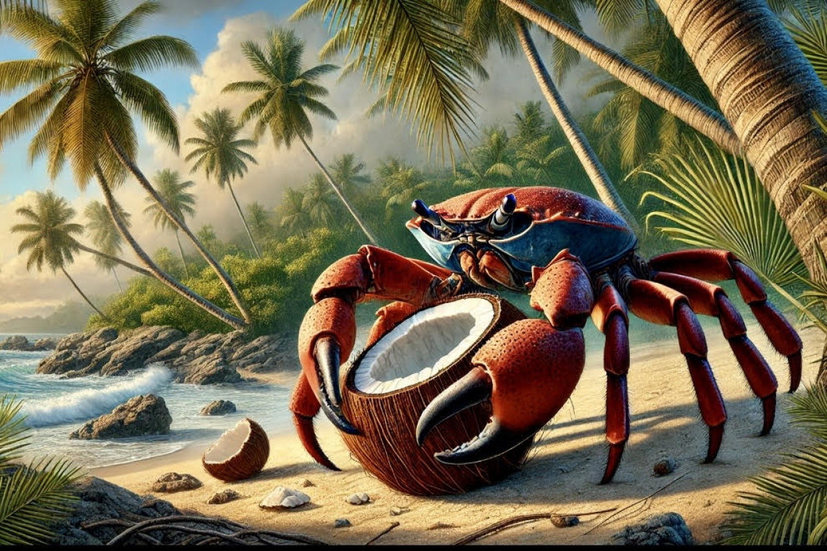 Krab palmový: Obr mezi suchozemskými členovci
